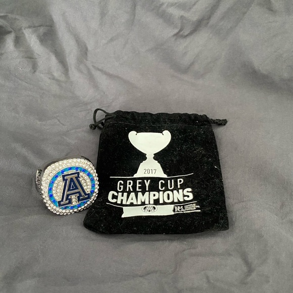 Large 2017 Argonauts Grey Cup Paperweight Ring - Picture 1 of 3